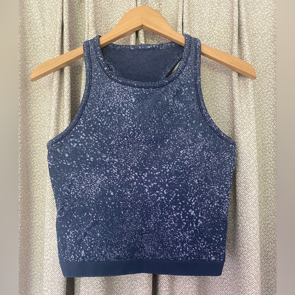 Lululemon Ebb to Street Cropped Racerback Tank